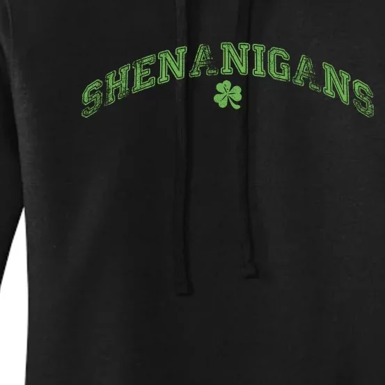 Shenanigans Coordinator Funny St PatrickS Day Teacher Women's Pullover Hoodie