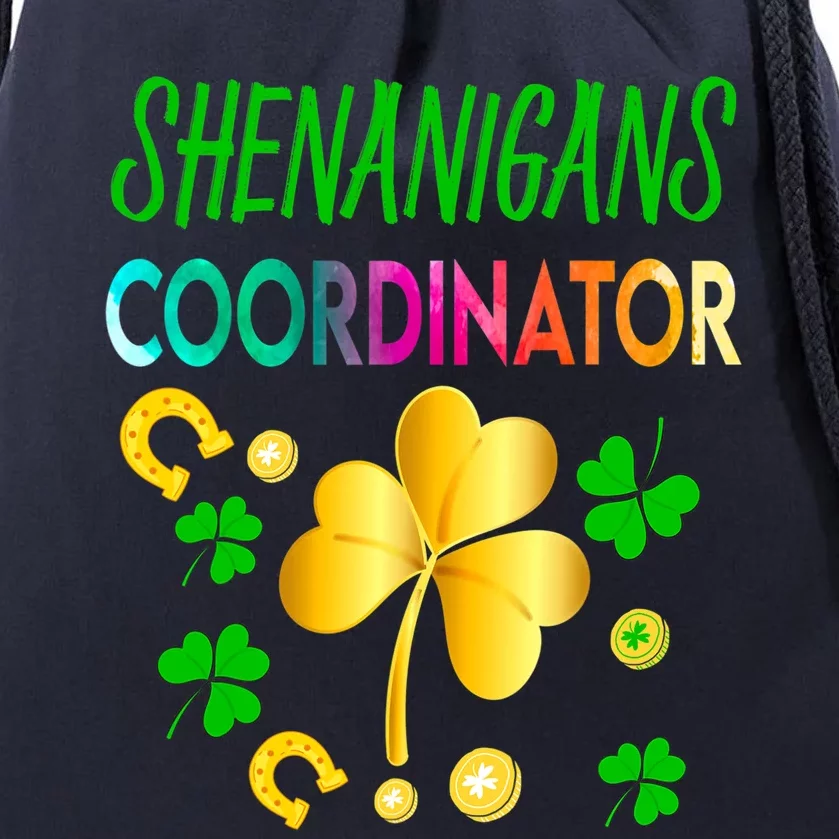 Shenanigans Coordinator Funny Teacher St Patrick's Day Drawstring Bag