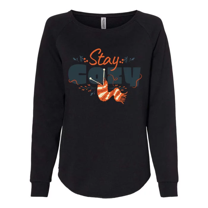 Stay Cozy Fall Womens California Wash Sweatshirt