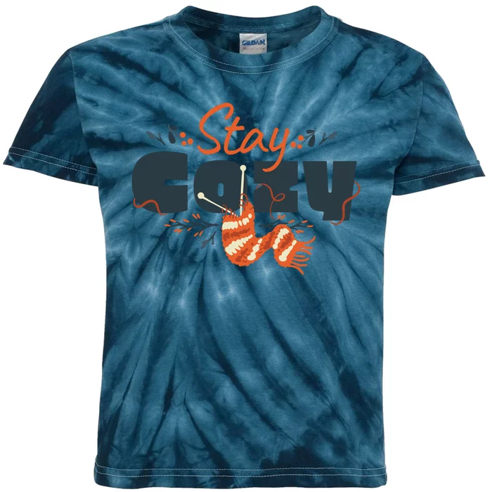 Stay Cozy Fall Kids Tie-Dye T-Shirt