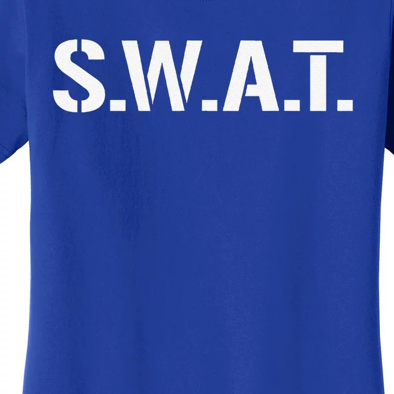 SWAT Costume Funny Halloween Group Outfit Funny Funny Women's T-Shirt