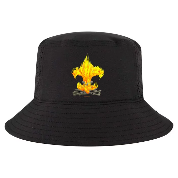 Scout Camp Fire Original Fleurdelis Cool Comfort Performance Bucket Hat