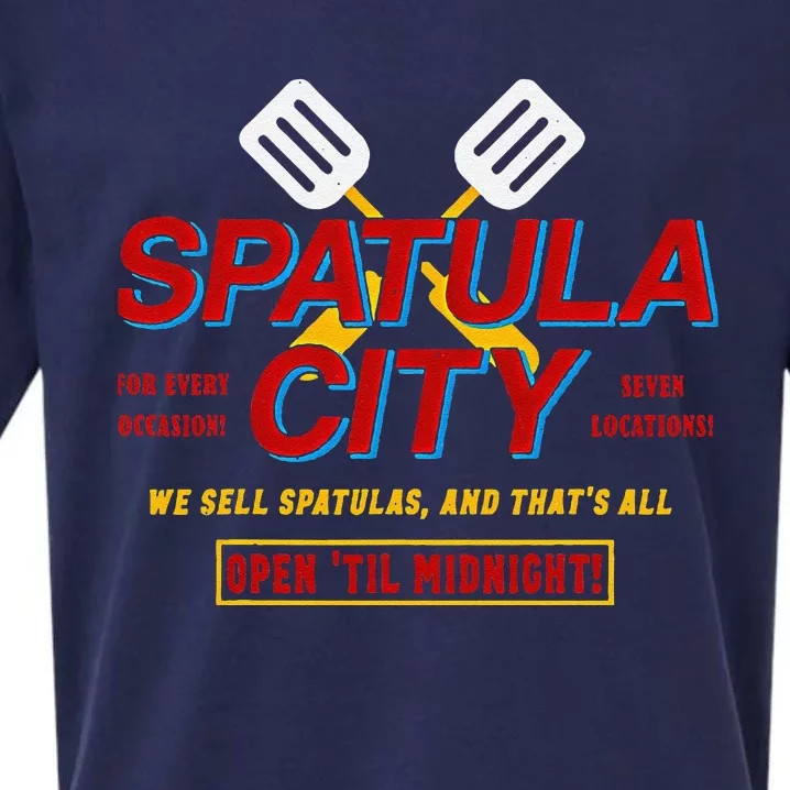 Spatula City Funny Sueded Cloud Jersey T-Shirt