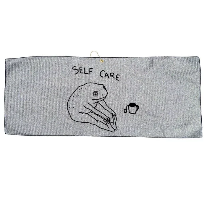 Self Care Frog Large Microfiber Waffle Golf Towel