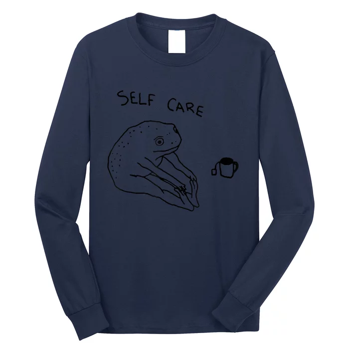 Self Care Frog Long Sleeve Shirt