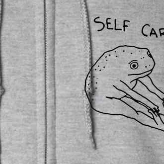 Self Care Frog Full Zip Hoodie