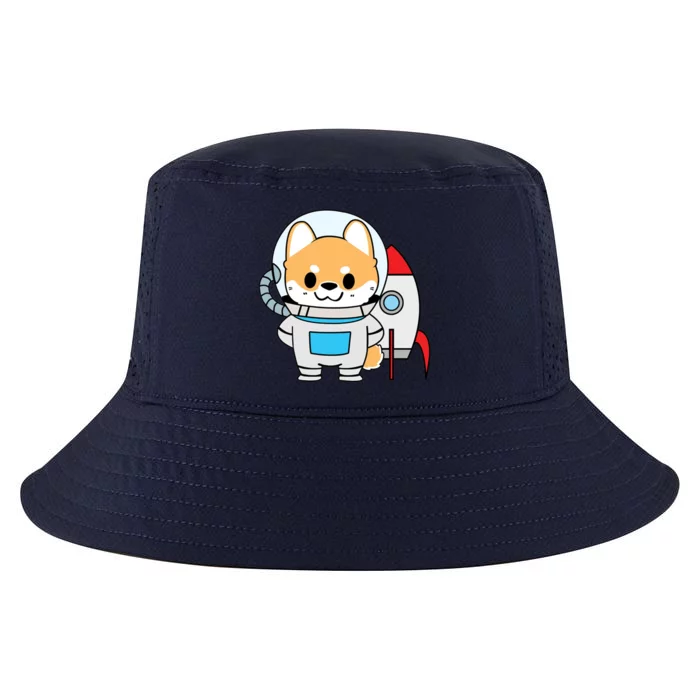 Shiba Cute Fox Rocket Ship Cartoon Cool Comfort Performance Bucket Hat