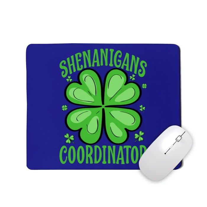 Shenanigans Coordinator Funny Teacher St Patrick's Day Gift Mousepad