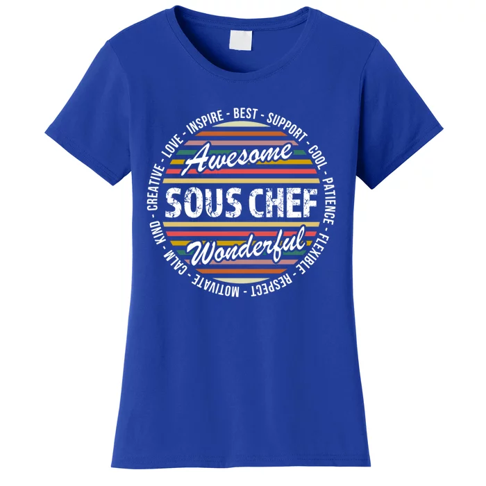 Sous Chef Funny Funny Gift Appreciation Cool Gift Women's T-Shirt