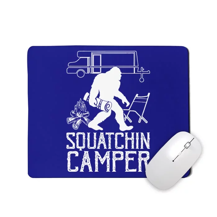 Squatchin Camper Funny Bigfoot Lover Halloween Camping Fan Gift Mousepad