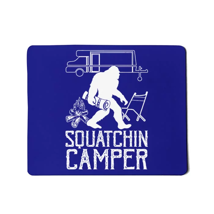 Squatchin Camper Funny Bigfoot Lover Halloween Camping Fan Gift Mousepad