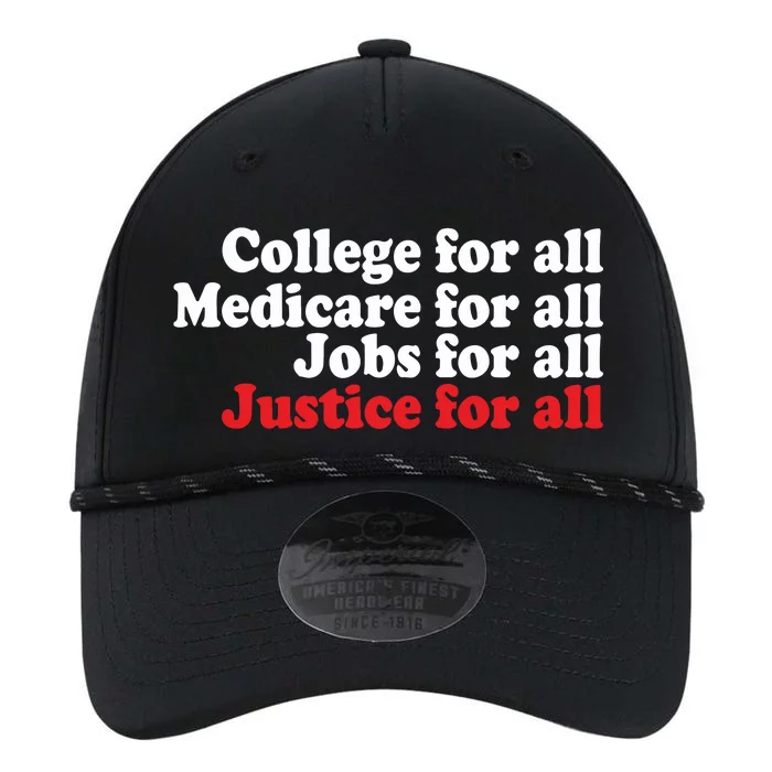 Standupuaw College For All Medicare For All Jobs For All Justice For All Performance The Dyno Cap