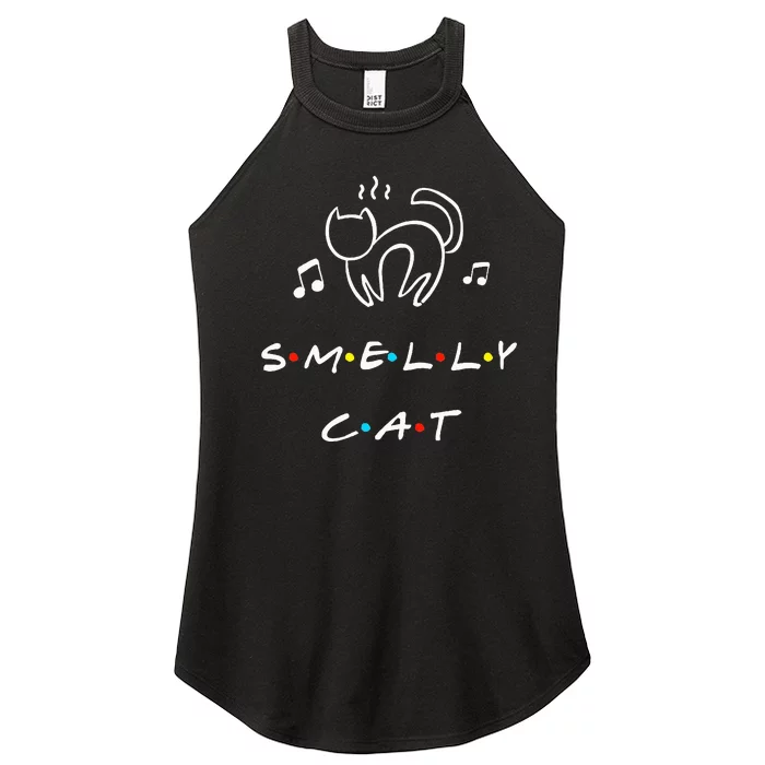 Smelly Cat Funny Quote Women’s Perfect Tri Rocker Tank