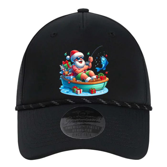 Santa Claus Fishing Christmas In July Beach River Summer Performance The Dyno Cap