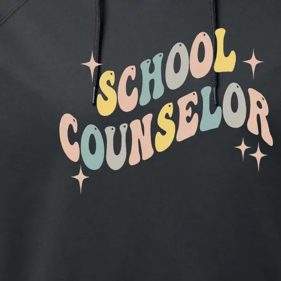 School Counselor For  Guidance Counselor Performance Fleece Hoodie