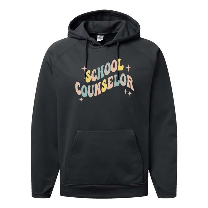 School Counselor For  Guidance Counselor Performance Fleece Hoodie