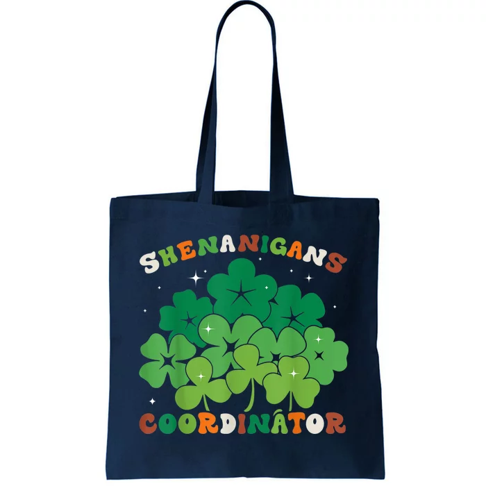 Shenanigans Coordinator Funny St Patricks Day Teacher Tote Bag