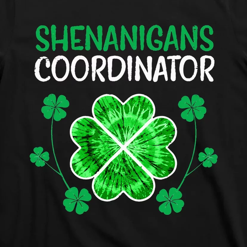 Shenanigans Coordinator Funny St Patricks Day Teacher T-Shirt