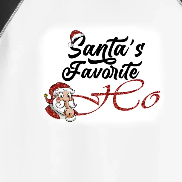 Santa Claus Favorite Ho's Bleached Gift Toddler Fine Jersey T-Shirt