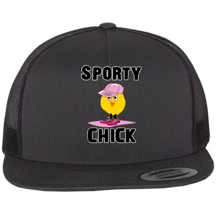 Sporty Chick Fun Womens Sports Cute Pink Softball Cap Shoes Flat Bill Trucker Hat