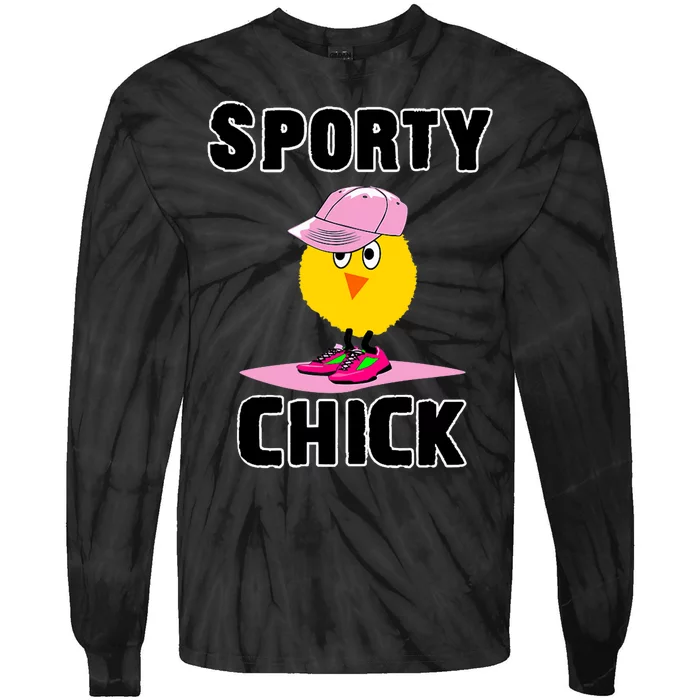 Sporty Chick Fun Womens Sports Cute Pink Softball Cap Shoes Tie-Dye Long Sleeve Shirt