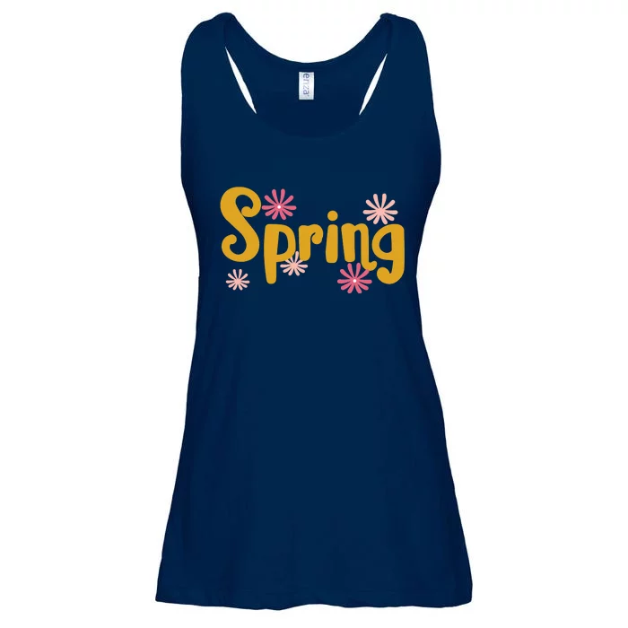 Spring Cute Floral Season Ladies Essential Flowy Tank