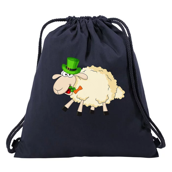 Sheep Celebrate Festival Of St. Patrick Green Gift Drawstring Bag