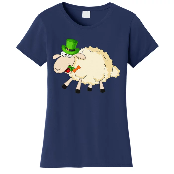 Sheep Celebrate Festival Of St. Patrick Green Gift Women's T-Shirt