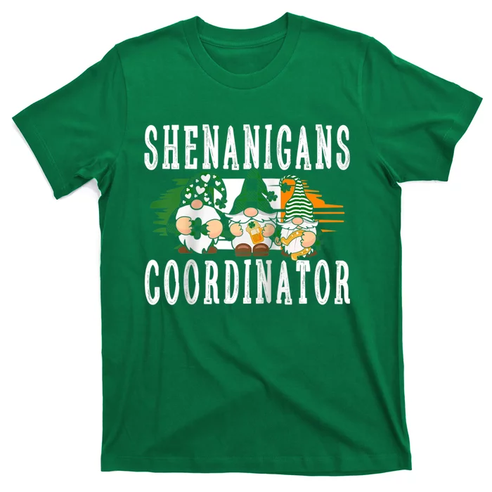 Shenanigans Coordinator Funny St Patricks Day Teacher Raglan Baseball Tee T-Shirt