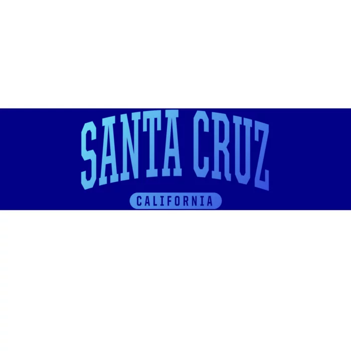 Santa Cruz Gift College University Style Ca Usa Bumper Sticker