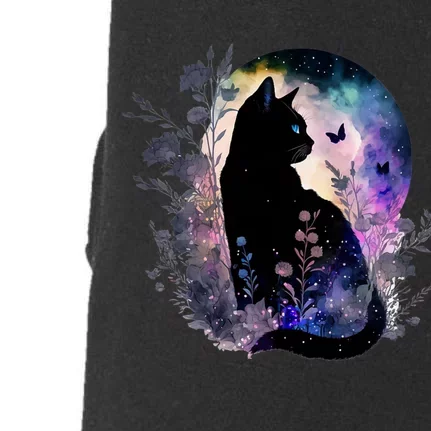 Space Cat Galaxy Cat Funny For Cat Dad Cat Mom Cat Lover Cat Alien Ufo Doggie 3-End Fleece Hoodie