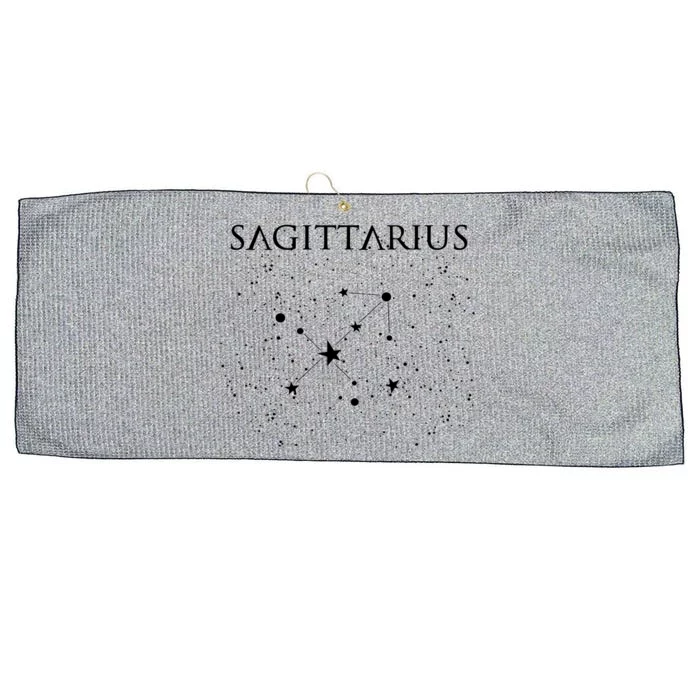 Sagittarius Constellation Gift Zodiac Symbol Large Microfiber Waffle Golf Towel