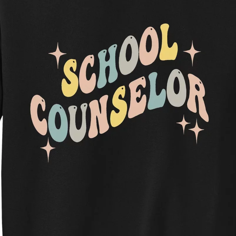 School Counselor groovy Guidance Counselor Tall Sweatshirt