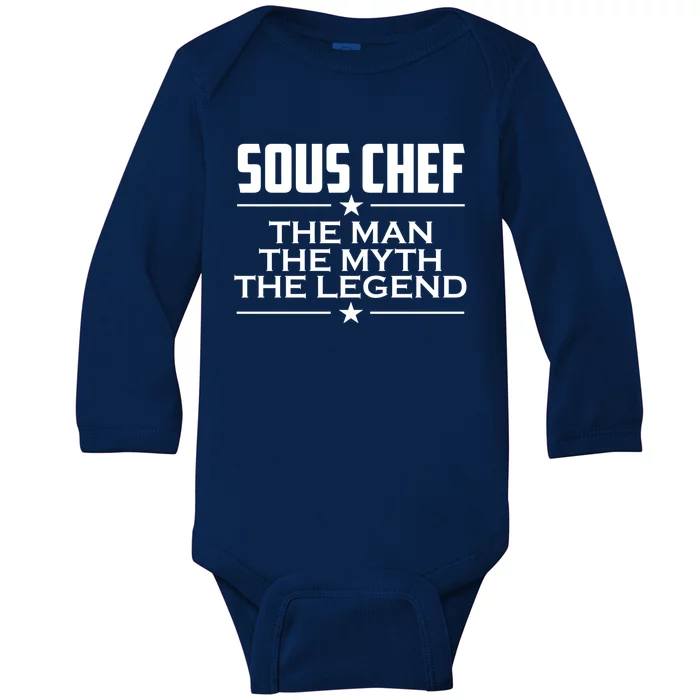 Sous Chef Gift For Sous Chef Coworker Gift Baby Long Sleeve Bodysuit