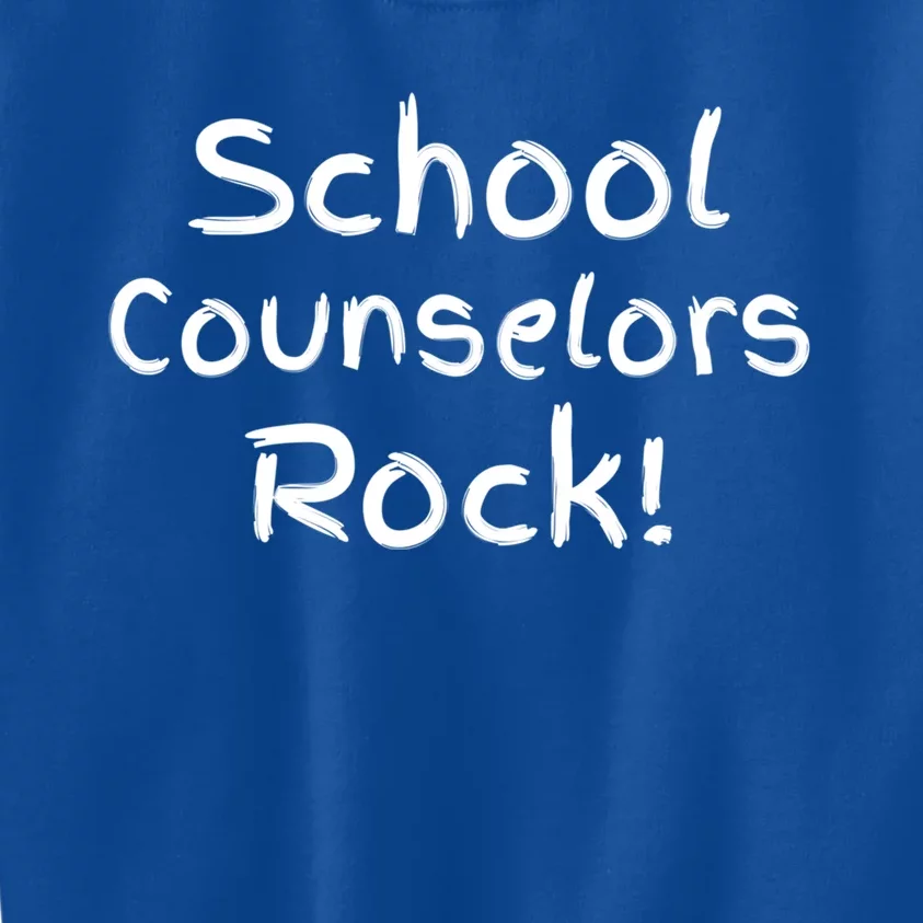 School Counseling Gift Eletary School Counselors Rock! Gift Kids Sweatshirt