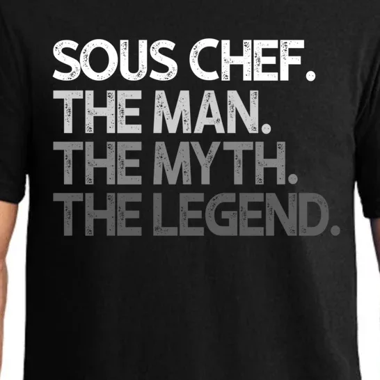 Sous Chef Gift The Myth Legend Gift Pajama Set