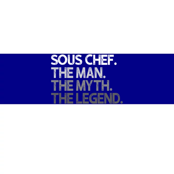 Sous Chef Gift The Myth Legend Gift Bumper Sticker