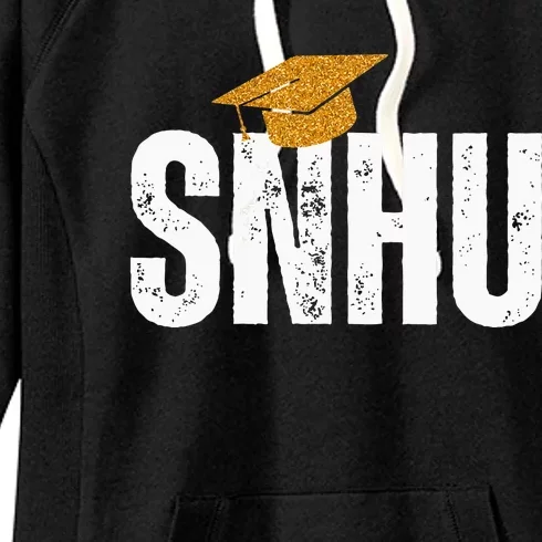 Snhu College Graduation With Hat Women's Fleece Hoodie