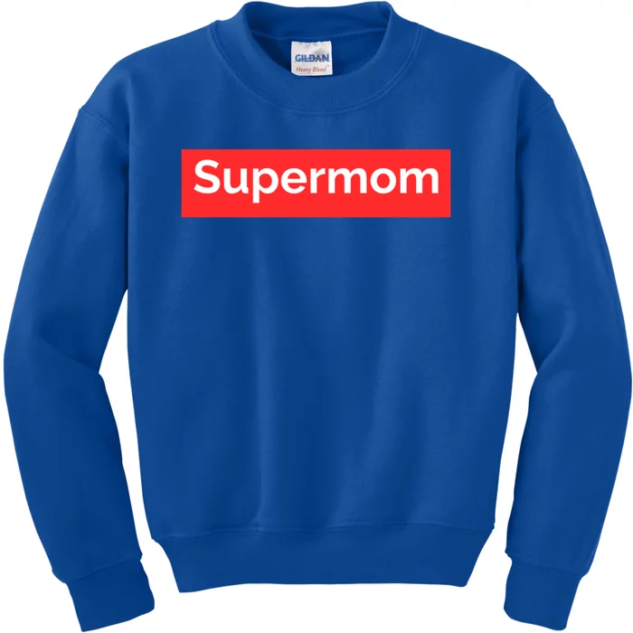 Supermom Cute Gift Kids Sweatshirt