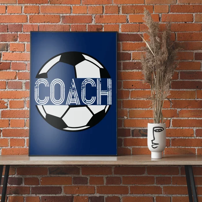 Soccer Coach Great Sports Coaching Gift Poster