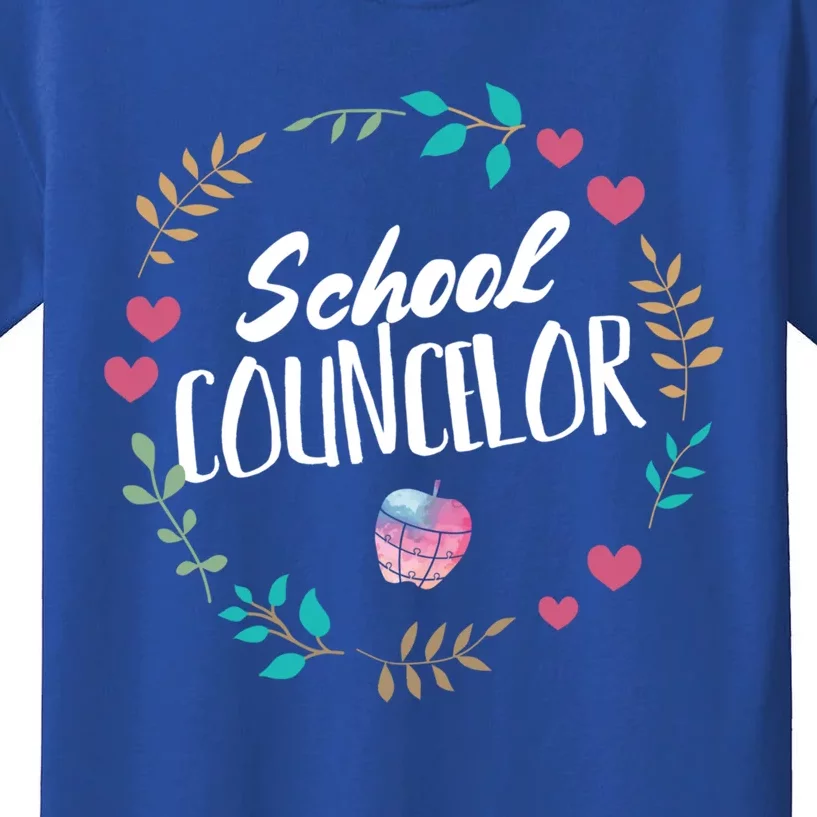 School Counselor Gift Guidance Counselor Back To School Gift Kids T-Shirt