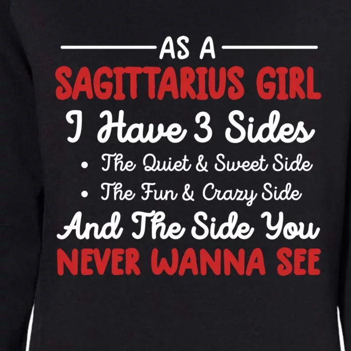 Sagittarius Cool Gift Sarcastic Birthday Sagittarius Meaningful Gift Womens California Wash Sweatshirt