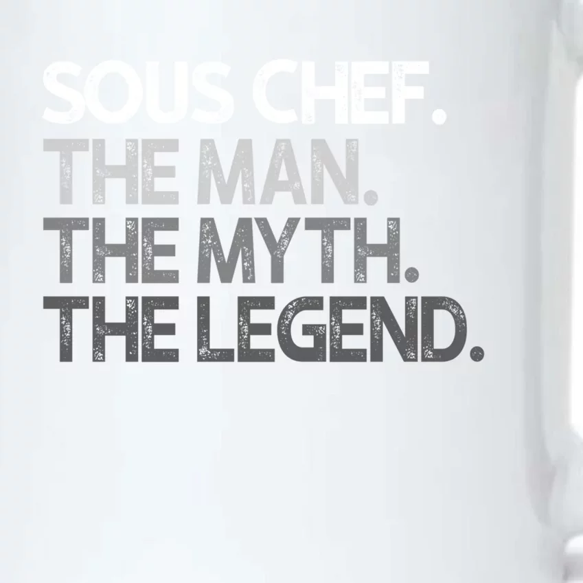 Sous Chef Gift The Myth Legend Gift Black Color Changing Mug