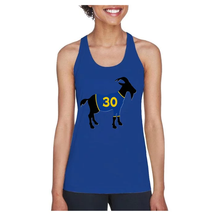 Goat 30 Basketball Jersey Women's Racerback Tank