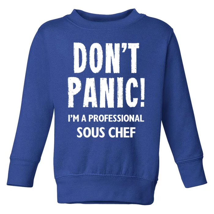 Sous Chef Gift Toddler Sweatshirt