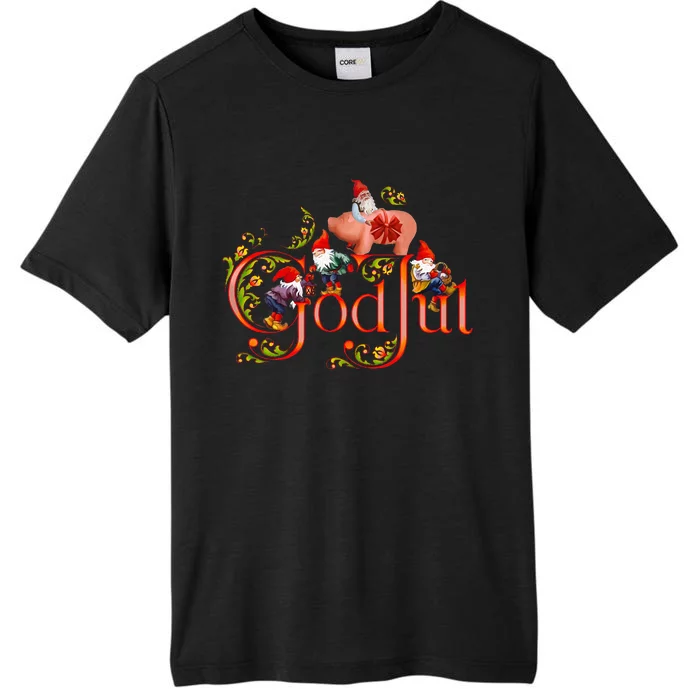 Scandinavian Christmas God Jul Marzipan Pig ChromaSoft Performance T-Shirt