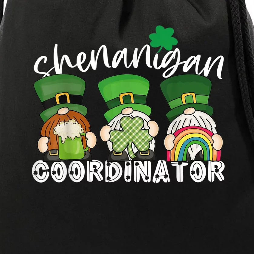 Shenanigans Coordinator Gnomes Teacher St Patricks Day Gifts Drawstring Bag