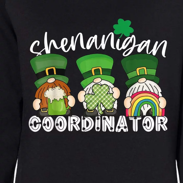 Shenanigans Coordinator Gnomes Teacher St Patricks Day Gifts Womens California Wash Sweatshirt