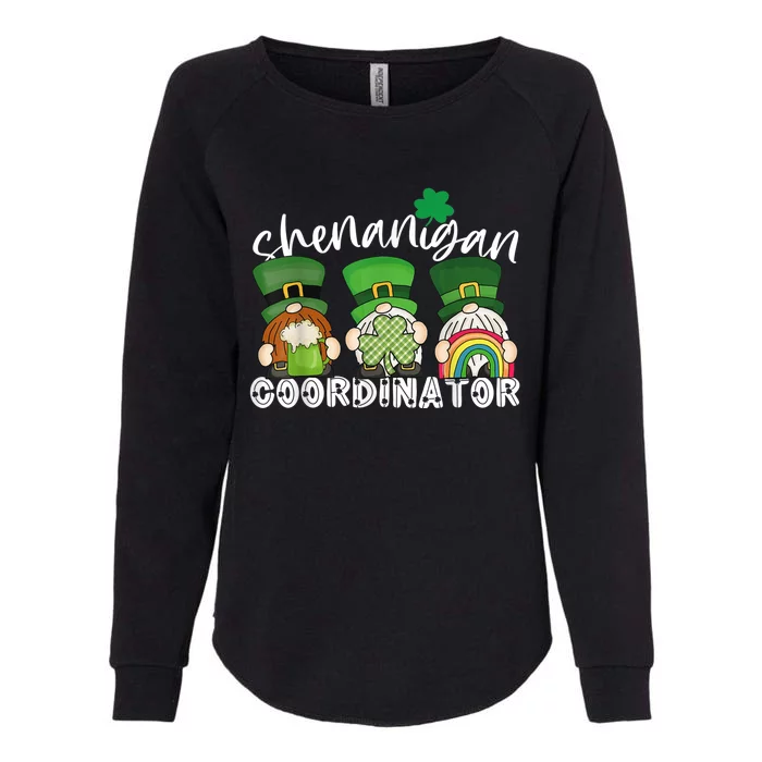 Shenanigans Coordinator Gnomes Teacher St Patricks Day Gifts Womens California Wash Sweatshirt