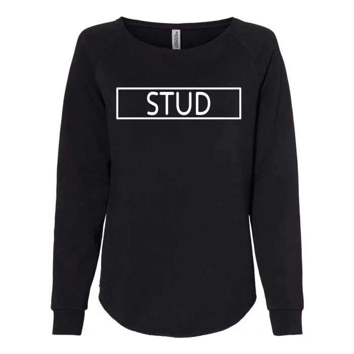 Stud Cool Gift Womens California Wash Sweatshirt